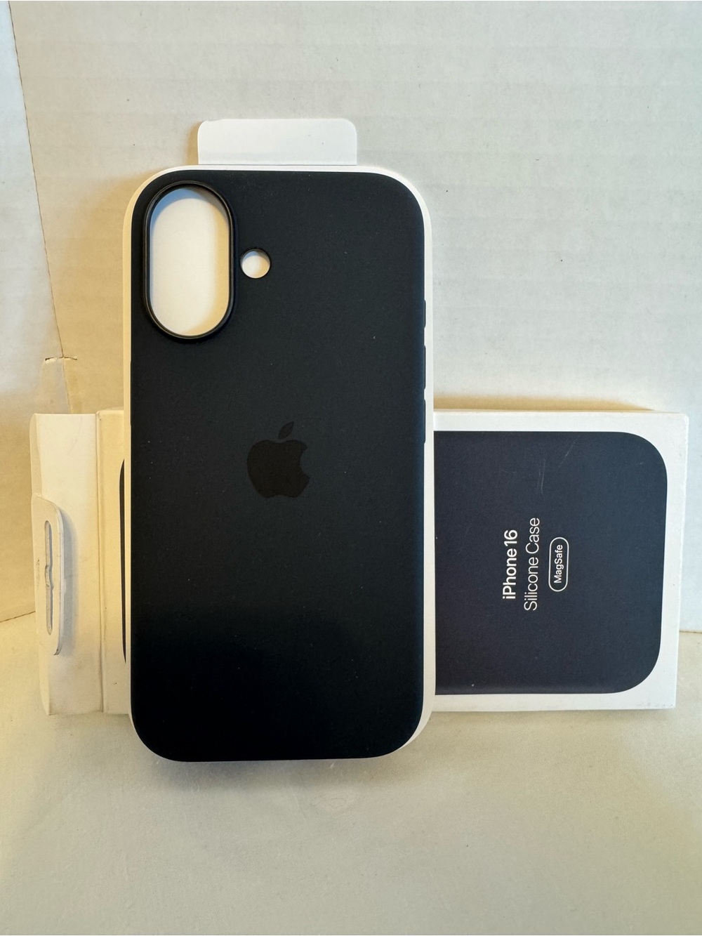 iPhone 16 Silicone Case in Black